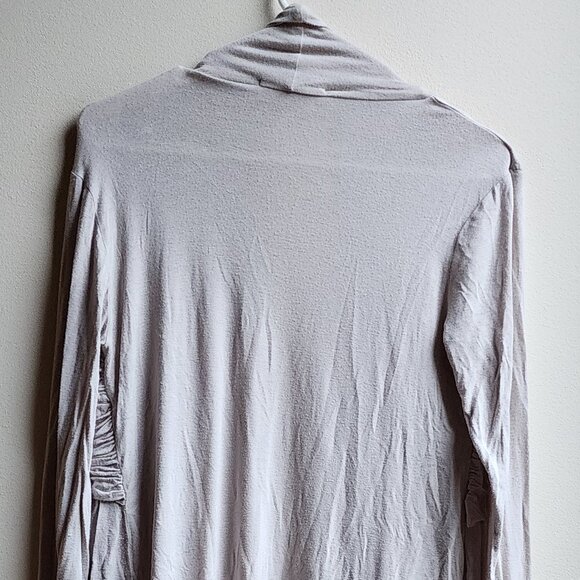 Philosophy Light Gray Open Jersey Cardigan Size Small - Picture 13 of 14